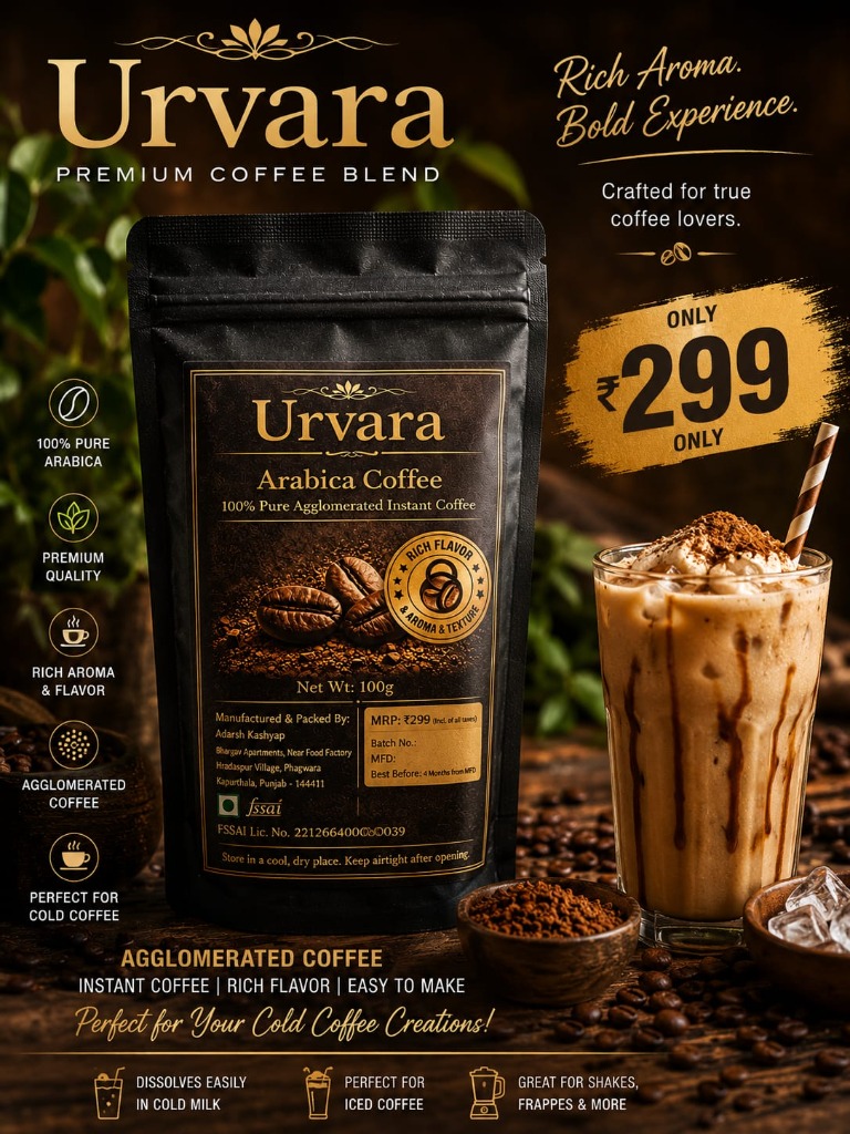 Cold coffee in a glass